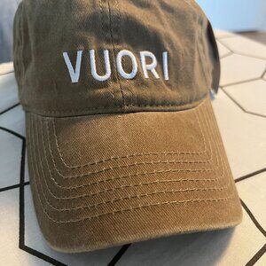 Vuori Army Green Canvas ball cap. Unworn. New with tags.